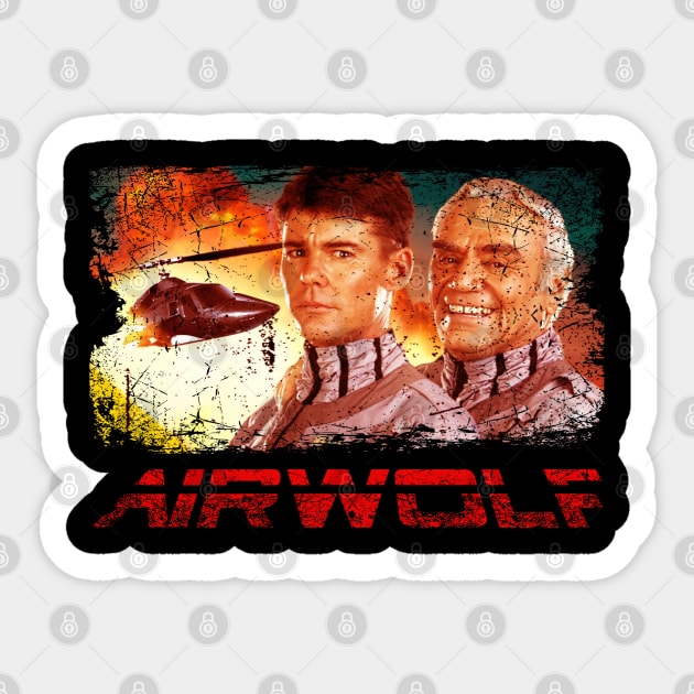 Covert Operations Airwolfs Movie Tee Sticker by SaniyahCline